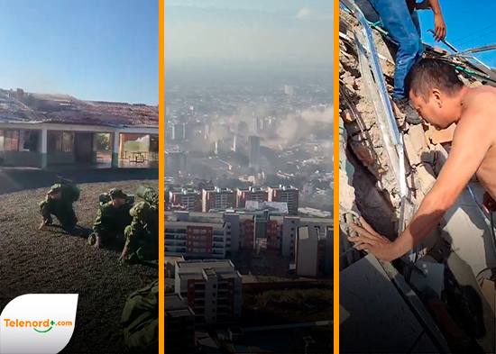 Terremoto de magnitud 7,4 deja heridos y edificios colapsados en Colombia