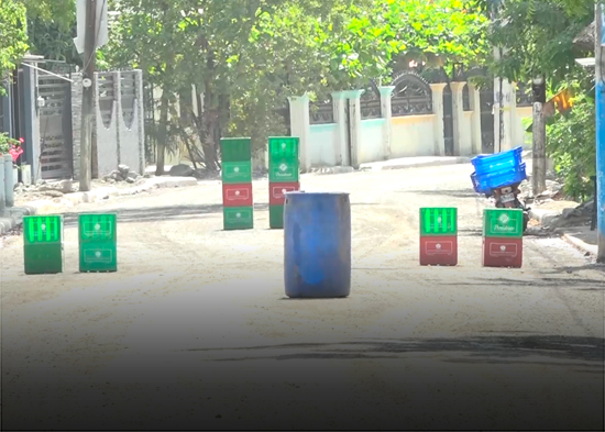 Denuncian lentitud en los trabajos de reparación de la carretera Santa Ana-Villa Tapia